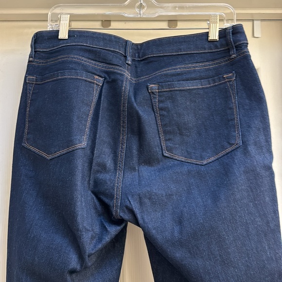 Loft Outlet Curvy Skinny Jeans Dark Wash Size 12 - Picture 8 of 13